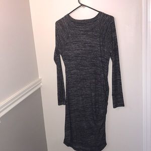 Ruched-side dress